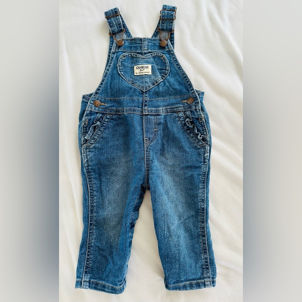 OshKosh Denim Overalls (baby girl)
